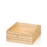 Holzsteige Natur, 210x210x80mm