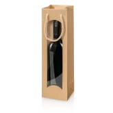 Geschenkt�te mit Sichtfenster Natura Kraftpapier f�r 1...