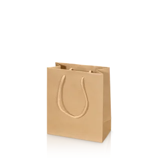 Geschenktüte "Natura Kraftpapier" für 1 Flasche 170 x 85 x 200 mm